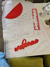 Load image into Gallery viewer, DIY Valentine Welcome door hanger
